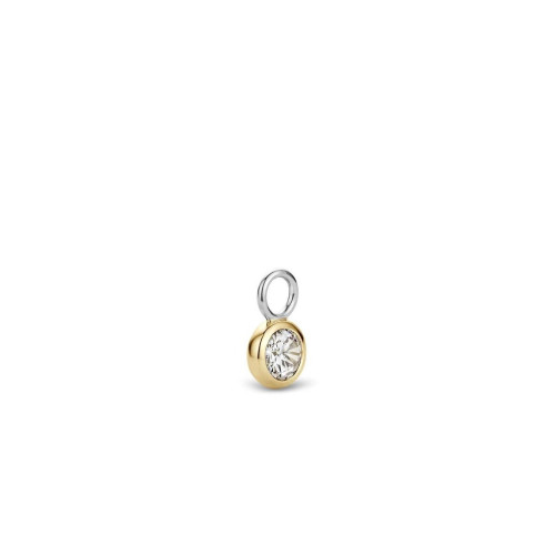 Ti Sento - Charms et perles 9180ZY-H - Argent, plaqué or Ti Sento - Bijoux charms jaune