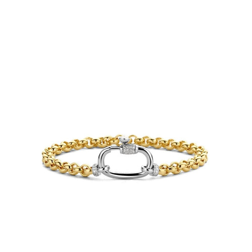 Ti Sento - Bracelet Femme 2950ZY - Argent, plaqué or Ti Sento - Bijoux plaque or de marque